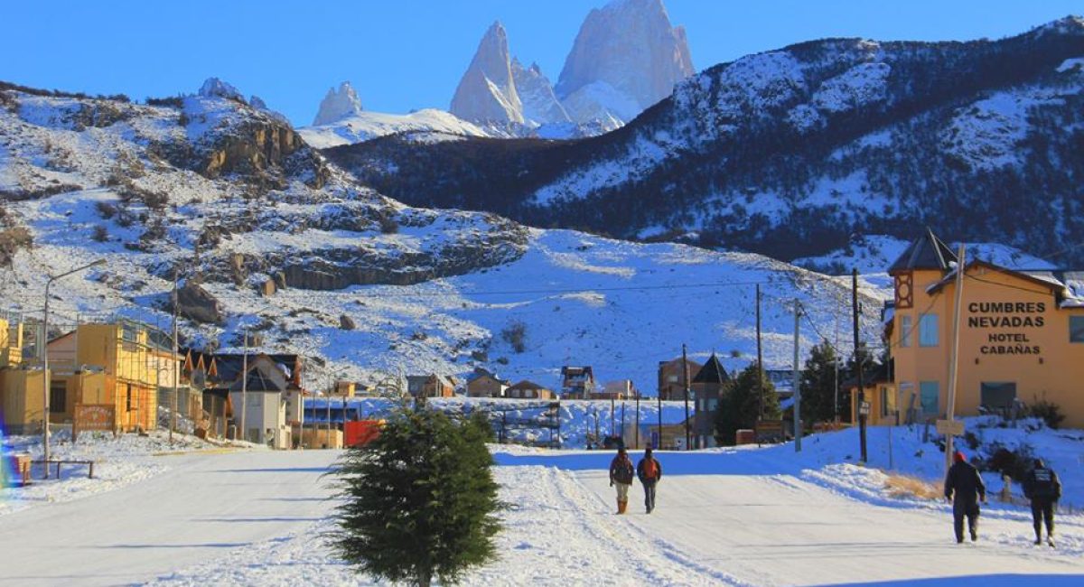 Vista Invierno en El Chaltén